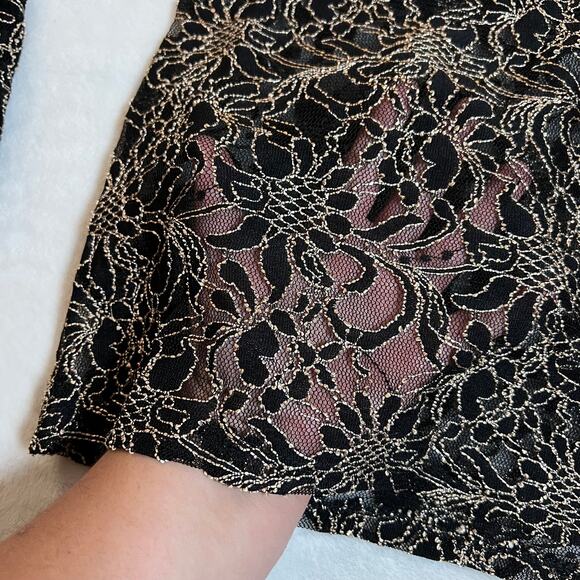 Anne Fontaine Sabine Sheer Lace Blouse w/ Bell Sleeves Size 40 (6-8) NEW - Picture 10 of 13